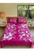 Hand Painted Rayon Bedsheet Set King Size Hand Painted Rayon Bedsheet Set King Size
